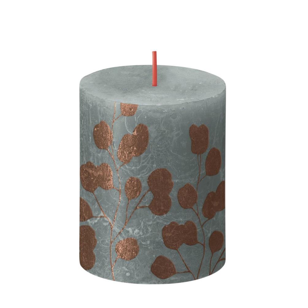 Bolsius Green Eucalyptus Rustic Silhouette Candle 8cm x 7cm £5.84